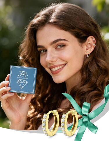 FUNRUN JEWELRY 20G أقراط الغضروف للنساء هيبوالرجينيك أقراط مسطحة الظهر الجراحية الصلب الغضروف هوب محارة الزنمة Daith الحلزون ثقب المجوهرات لثقب متعددة in Kuwait