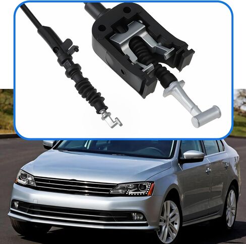 الباب الأمامي مقبض خارجي قفل الإصدار كابل بودين 5N0837017A 5N0837017B متوافق مع VW Golf Jetta Polo Scirocco in Kuwait