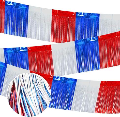 3 Pack 10 Feet Black Gold Tinsel Garland,Ideal Parade Float Decorations for Trailer,Foil Fringe Garland for Graduation,Carnival,Birthday,Party Decor,Indoor,Outdoor,Mall Stage,Decoration in Saudi Arabia