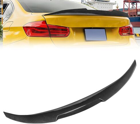 ABS Rear Spoiler Wings Compatible with 2012-2018 B-M-W F30 3 Series & 2014-2019 F80 M3 Sedan, [Glossy Black Style] Rear Trunk Spoiler Lip Tail Wing Rear Trunk Lid in Saudi Arabia
