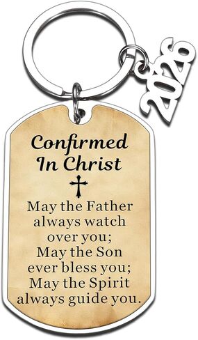 Confirmation Gifts Keychain for Teen Boys, Confirmation Gifts for Teenage Boys, Christian Gift for Men Son Daughter, Religious Reminders Keychain for Teen Girls, Catholic Bible Verse Baptism Favors in Saudi Arabia