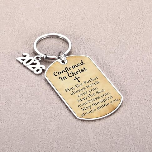 Confirmation Gifts Keychain for Teen Boys, Confirmation Gifts for Teenage Boys, Christian Gift for Men Son Daughter, Religious Reminders Keychain for Teen Girls, Catholic Bible Verse Baptism Favors in Saudi Arabia