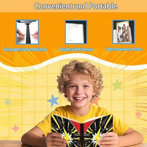 مجلد بطاقات التداول، مجلد بطاقات بأربعة جيوب، حامل ألبوم بطاقات التداول بسعة كبيرة 400 جيب، مجلد مجموعة بطاقات بنمط ثلاثي الأبعاد لـ TCG، الرياضة، بطاقات التداول، بطاقات الألعاب in Kuwait