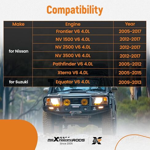 محول حفاز maxpeedingrods لنيسان فرونتير V6 4.0L 2005 20006 2007 2008-2017 باثفندر 2005-2012 إكستيرا 2005-2015 in Kuwait