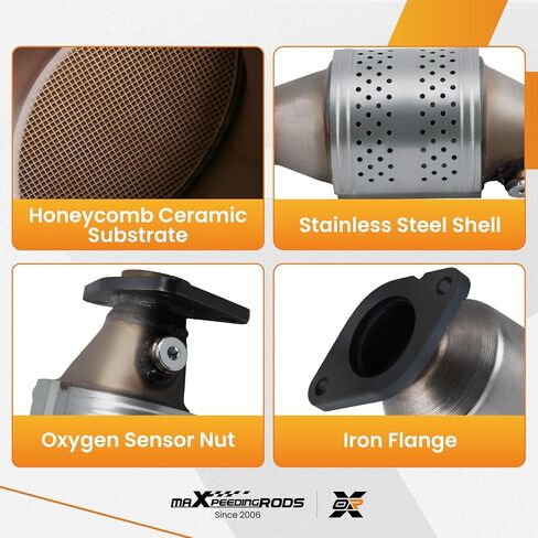 محول حفاز maxpeedingrods لنيسان فرونتير V6 4.0L 2005 20006 2007 2008-2017 باثفندر 2005-2012 إكستيرا 2005-2015 in Kuwait