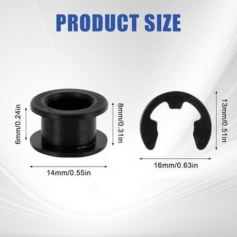PSLER 2PCS Automatic Transmission Shift Cable Bushing Repair Kit with Clips, Fits for Corolla Matrix 1.8L 2003 2004 2005 2006 2007 2008 Saturn Jeep Chevrolet Pontiac, OEM# 33820-02370 33835-08010 in Saudi Arabia