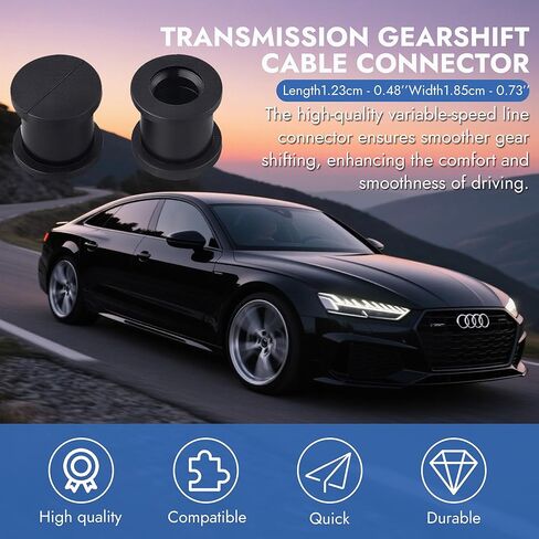 2 قطعة طقم إصلاح جلبة ناقل الحركة الأوتوماتيكي باللون الأسود متوافق مع VW Polo Classic Jetta Golf Passat لـ Audi A3 S3 TT TTS لمقعد Altea Leon Toledo لسكودا استبدال 09G321397A in Saudi Arabia