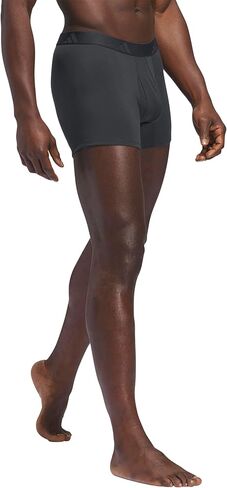 adidas Mens Luxe Underwear (3-Pack) Boxer Briefs or Trunks, Premium Ultra Soft Comfort in Saudi Arabia
