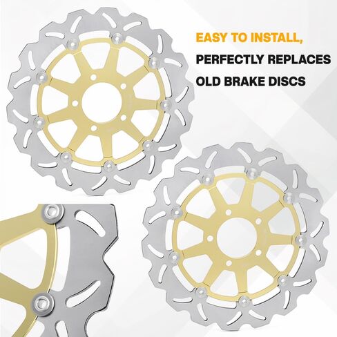Front Rear Brake Disc Rotors Pads for Suzuki GSXR 600 97-03 GSXR 750 00-03 TL1000S 97-01 in Saudi Arabia