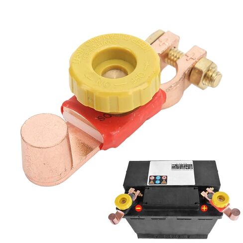 6V 12V 24V Car Battery Disconnect Switch, Top Post Battery Disconnect Switch, Power Cut Off Positive Battery Terminal Connector, for Car RV ATV in Saudi Arabia