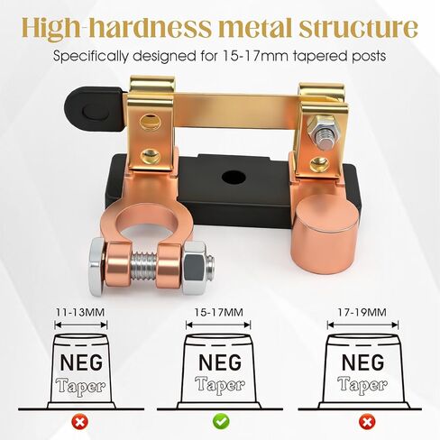Top Post Knife Blade Master Switch 12v 24v Battery Disconnect Cut Off for Auto Car Rv Marine Boat Truck, Negative Vertical Mount, Kill Switch for Vehicle Safety in Kuwait