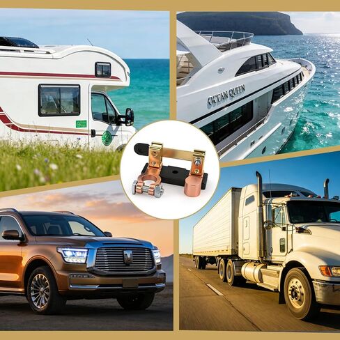 Top Post Knife Blade Master Switch 12v 24v Battery Disconnect Cut Off for Auto Car Rv Marine Boat Truck, Negative Vertical Mount, Kill Switch for Vehicle Safety in Kuwait