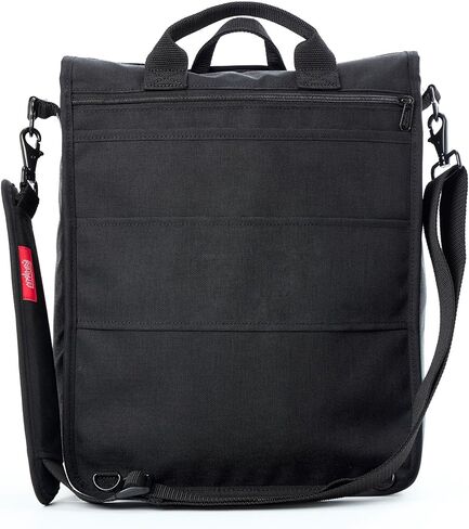 Manhattan Portage Commuter Laptop Bag 3-Way Carry Professional Messenger Backpack with 17" Padded Laptop Sleeve Dual Buckle Flap & Luggage Strap Hybrid Work & College Travel Bag in Saudi Arabia