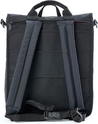 Manhattan Portage Commuter Laptop Bag 3-Way Carry Professional Messenger Backpack with 17" Padded Laptop Sleeve Dual Buckle Flap & Luggage Strap Hybrid Work & College Travel Bag in Saudi Arabia