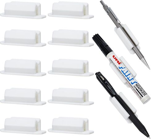 مجموعة حامل أقلام مكونة من 10 قطع، حامل أقلام سيليكون لاصق للمكتب، وإكسسوارات مكتب المكتب ومستلزمات المعلمين، وحامل أقلام الرصاص، وحامل أقلام التحديد، متعدد الألوان (10 عبوات) in Kuwait