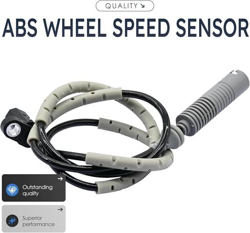 2 قطعة مستشعر سرعة العجلات الخلفية اليسرى واليمنى متوافق مع BMW 128I 323I 325I 328I 34526760425، 34526785021، 34526870076 Als449 06 07 08 09 10 11 12 13 2006 2007 2008 2009 2010 2011 2012 2013 in Kuwait