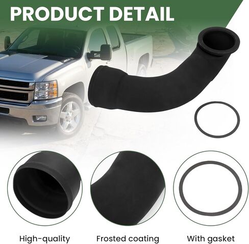 Alpha rider 3.5" High Flow Turbo Intake Elbow For 2011-16 Chevy GMC 6.6L LML Duramax Diesel in Saudi Arabia