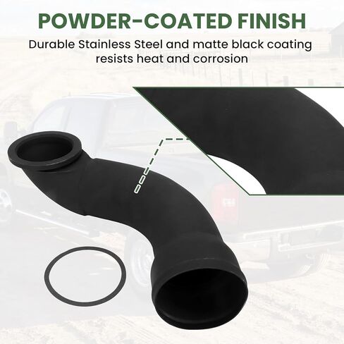 Alpha rider 3.5" High Flow Turbo Intake Elbow For 2011-16 Chevy GMC 6.6L LML Duramax Diesel in Saudi Arabia