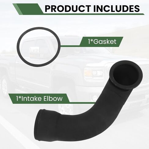 Alpha rider 3.5" High Flow Turbo Intake Elbow For 2011-16 Chevy GMC 6.6L LML Duramax Diesel in Saudi Arabia