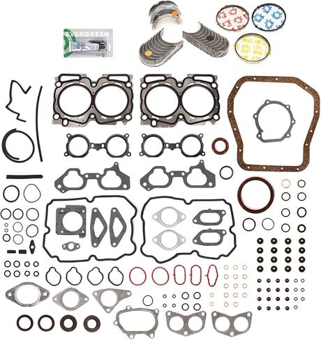 Evergreen SA-3129800837-6 مجموعة حشية كاملة محامل حلقات متوافقة مع/لـ 05-06 سوبارو ليجاسي Outback Turbo 2.5L DOHC in Saudi Arabia