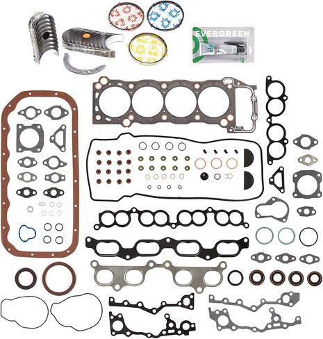 Evergreen SA-9761227943-5 مجموعة حشية كاملة حلقات محامل متوافقة مع/لـ 94-04 Toyota Tacoma T100 4Runner 2RZFE 3RZFE in Saudi Arabia