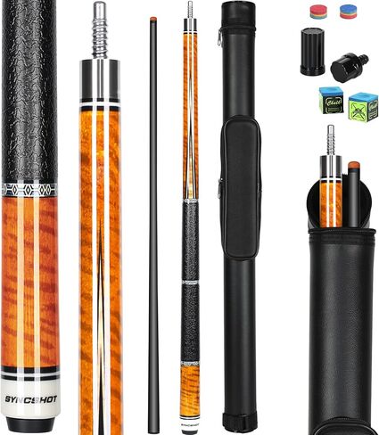 Carbon Fiber Pool Cue Stick 58" Professional Pool Sticks for Adults Full Carbon Technology Low Deflection Pool Cue Billiard Cues with 12.5mm Tip in Kuwait