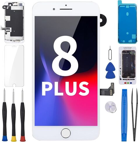 for iPhone 8 Plus Screen Replacement with Home Button 5.5" LCD in Kuwait