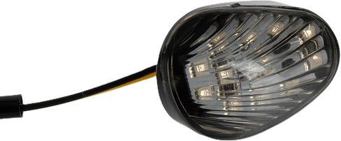 إشارات الانعطاف LED للدراجات النارية - مصابيح إشارة الانعطاف الأمامية للدراجة النارية PSLER متوافقة مع YZF R1 R6 R6S FZ1 FZ6 FZ Fazer، زوج واحد، دخان in Kuwait