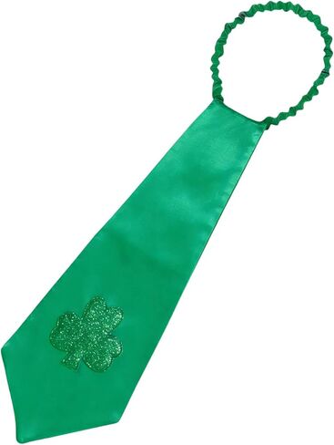 Seasons St. Patrick's Day Tie, Lucky Irish Green Necktie for Costume Accessories in Saudi Arabia