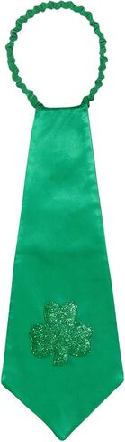 Seasons St. Patrick's Day Tie, Lucky Irish Green Necktie for Costume Accessories in Saudi Arabia