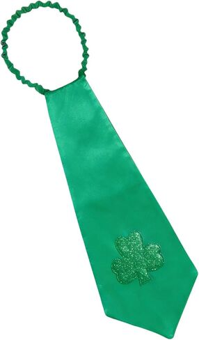 Seasons St. Patrick's Day Tie, Lucky Irish Green Necktie for Costume Accessories in Saudi Arabia