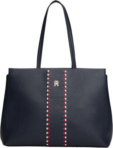 حقيبة يد نسائية كبيرة الحجم من Tommy Hilfiger مزودة بسحاب in Saudi Arabia
