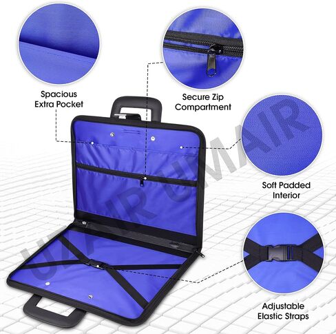 Masonic Master Mason Faux Leather Apron Case with Embroidered Logo, Black, 16x18 Inches, with Knitted Silk Tie in Saudi Arabia