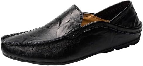 Shoes Men's British Business Slip-on Loafers Comfortable Low-top Round-Toe Oxford Shoes for Wedding Party Work Men Versatile Casual Shoes in Saudi Arabia