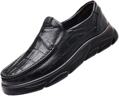 Men's Slip On Oxford Dress Shoes Embossing Design Classic Lace Up Formal Slip Resistant Shoes Men Loafers Casual On Shoes in Saudi Arabia