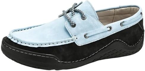 Men's Rubber Shoes Lace-up Oxford Shoes Round-toed flat-bottomed Versatile Comfortable Breathable Non-slip Casual Shoes for Men in Kuwait