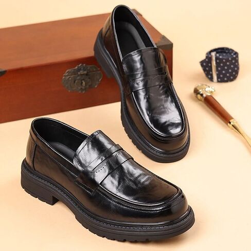 Men's Loafers Casual Slip On Shoes Soft Loafers Men Lightweight Driving Boat Shoe Soft Toe Uniform Dress Work Shoe in Saudi Arabia