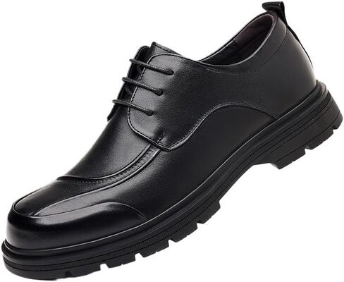 Men's Classic Lace-up Formal Oxfords Business Dress Shoes Patent Tuxedo Wedding Office Leather Shoes Leather Lined in Saudi Arabia