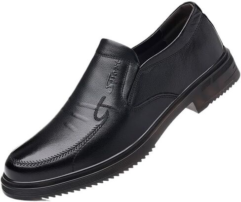 Men's Casual Slip On Loafers Breathable Shoes Soft Men Lightweight Driving Toe Uniform Dress And Work Shoe Slip Resistant in Saudi Arabia
