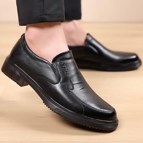 Men's Casual Slip On Loafers Breathable Shoes Soft Men Lightweight Driving Toe Uniform Dress And Work Shoe Slip Resistant in Saudi Arabia