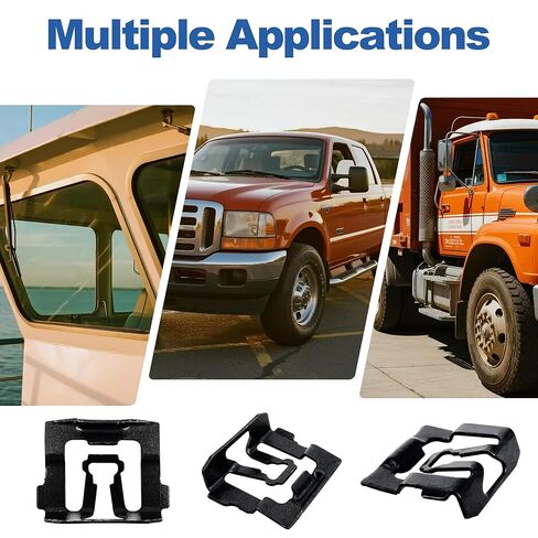 32-Pack مقاطع قولبة للزجاج الأمامي لشاحنة Ford F100 F150 F250 F350 # C5ZZ-6543413-B 0269550 in Kuwait