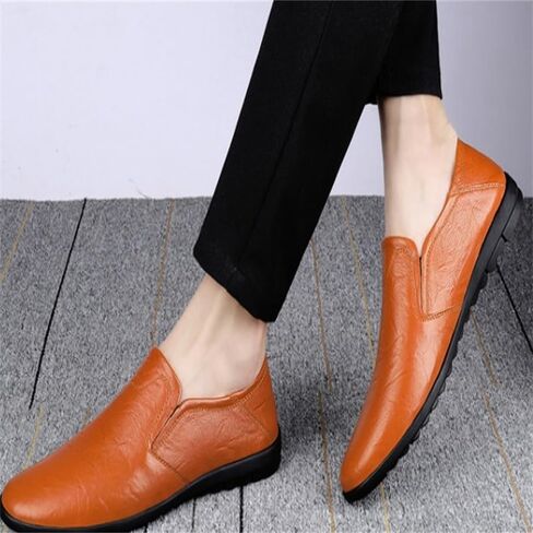 Men's Casual Slip-on Shoes flat-heeled Round-toe Rubber Shoes Breathable Versatile Soft-soled Comfortable Shoes for Men in Saudi Arabia