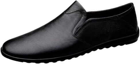 Men's Casual Slip-on Shoes flat-heeled Round-toe Rubber Shoes Breathable Versatile Soft-soled Comfortable Shoes for Men in Saudi Arabia