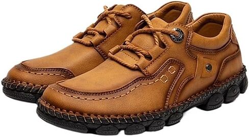 Shoes Men's Low-top Thick-soled Lace-up Casual Shoes Retro Soft-soled Oxford Shoes for Travel Driving Men Comfortable Breathable Shoes(white-Dinosaur Doodle4,11) in Saudi Arabia