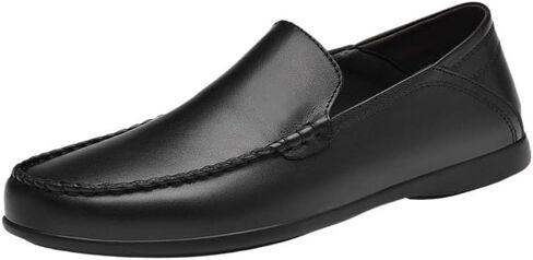 Men's Casual Slip-on Oxford Shoes flat Heel Round Toe Rubber Shoes Soft Sole Breathable Versatile Comfortable Shoe for Men in Saudi Arabia