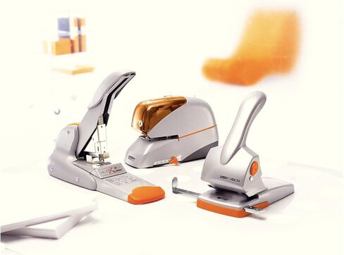 Rapid Supreme 5080e Contactless Electric Stapler, 80 Sheet Capacity, Mains Powered with Global Plug, Flat Clinch Stapling, Staples Included, Metal and Plastic, Black, 20993410 in Saudi Arabia