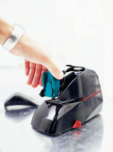 Rapid Supreme 5080e Contactless Electric Stapler, 80 Sheet Capacity, Mains Powered with Global Plug, Flat Clinch Stapling, Staples Included, Metal and Plastic, Black, 20993410 in Saudi Arabia