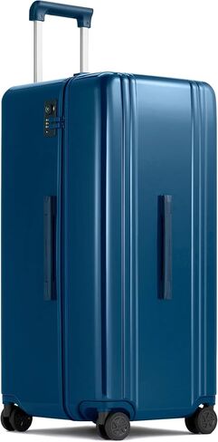 ZERO Halliburton Classic Lightweight 4.0 Rolling Trunk Large, Hardside 31-Inch, 4 Dual Spinner Wheels, Telescoping Handle, Front & Side Handles, TSA Accepted Lock, 99L, Gloss Finish- Grand Blue in Kuwait