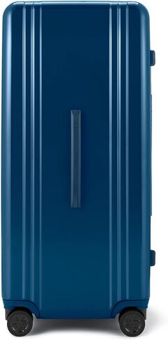 ZERO Halliburton Classic خفيف الوزن 4.0 صندوق دوّار كبير، جانب صلب 31 بوصة، 4 عجلات دوارة مزدوجة، مقبض تلسكوبي، مقابض أمامية وجانبية، قفل معتمد من TSA، 99 لتر، لمسة نهائية لامعة - أزرق كبير in Kuwait