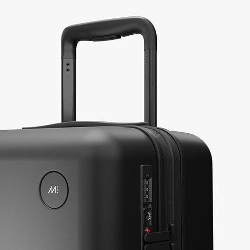 حقيبة مونوس قابلة للتوسيع (22 بوصة)، حقيبة دوارة خفيفة الوزن مع قفل TSA، معتمدة من شركة الطيران، أسود منتصف الليل in Kuwait